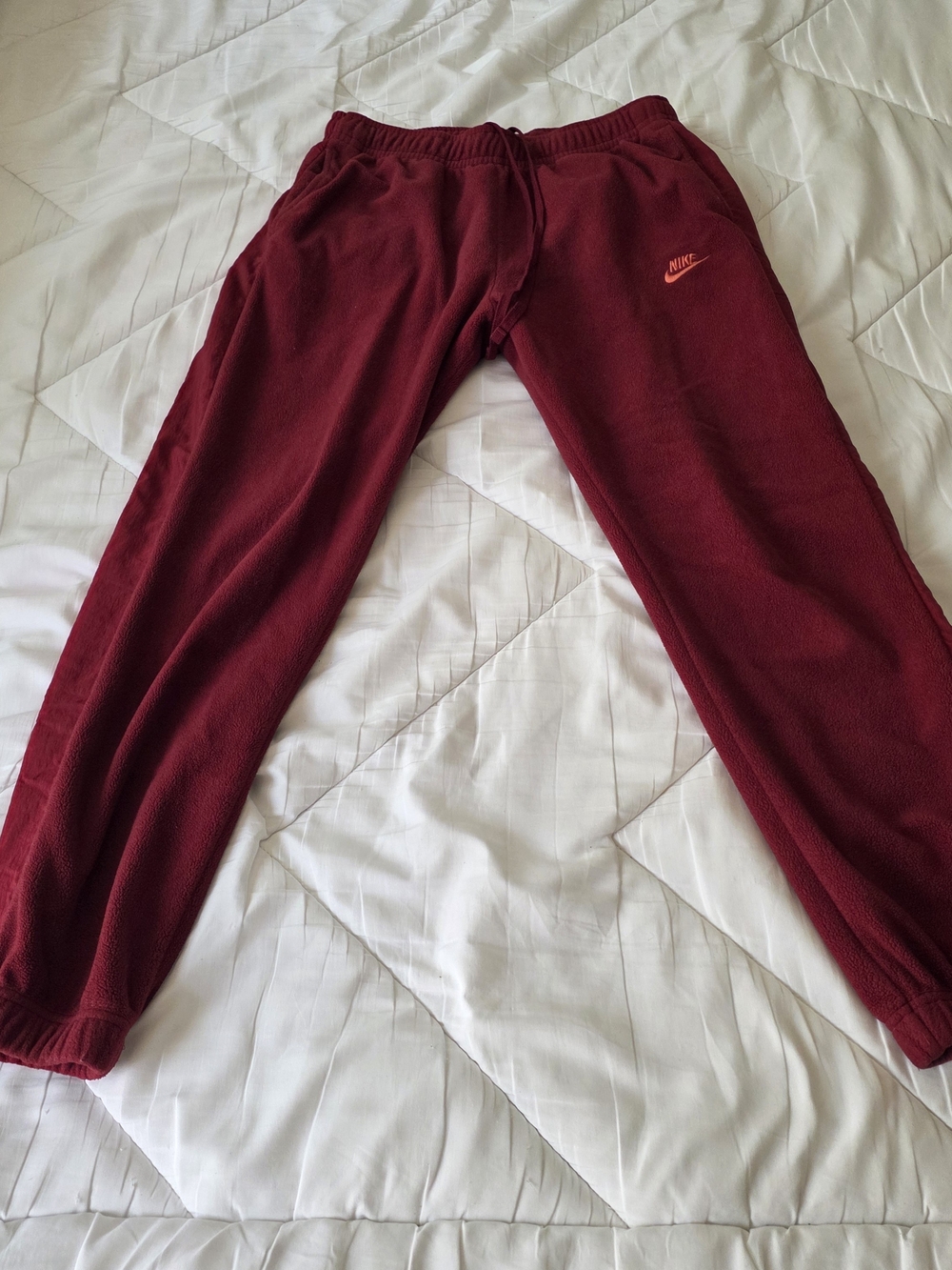 Nike Maroon Fleece Joggers